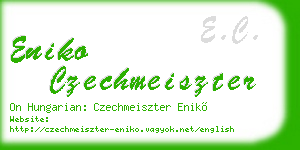 eniko czechmeiszter business card